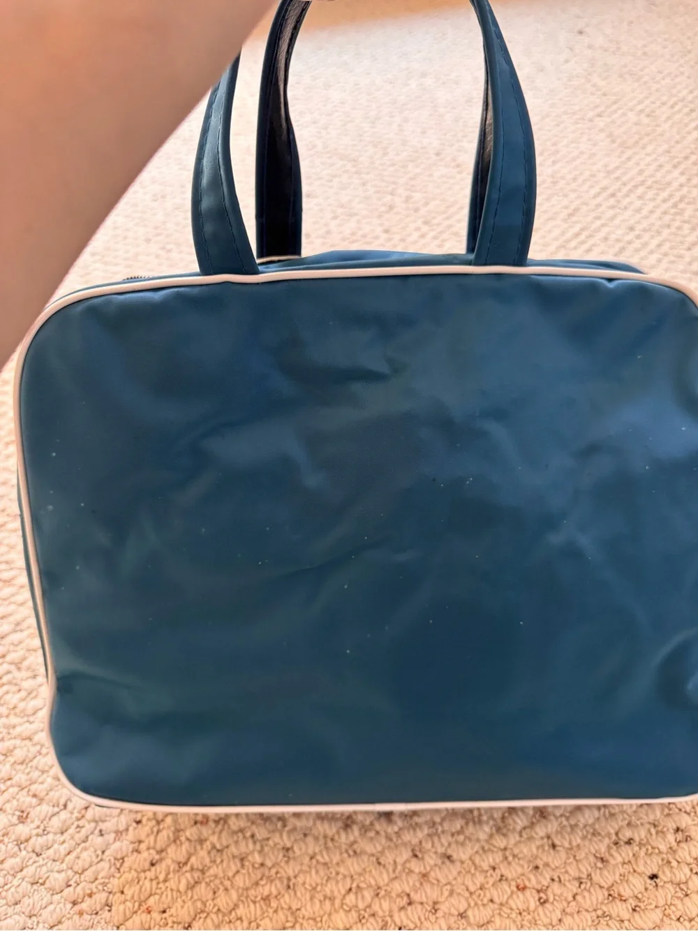 Vintage 60/70s KLM Airline Blue Travel Tote Bag - Classic Airline Logo 0162